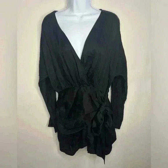 L’academie 100% Tencell Wrap Dress Size Medium - Picture 1 of 7